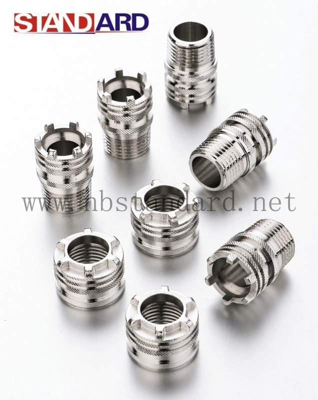 Brass Female Thread Inserts for PPR Fittings with Nickel Plated