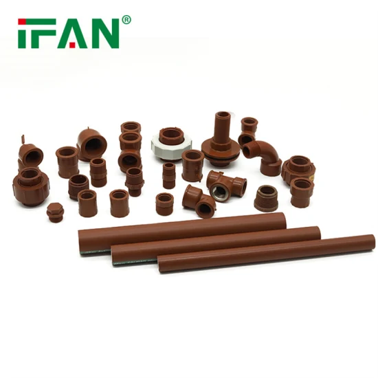 Ifan Brown Color Elbow Pph Pipe and Fittings for Water Supply